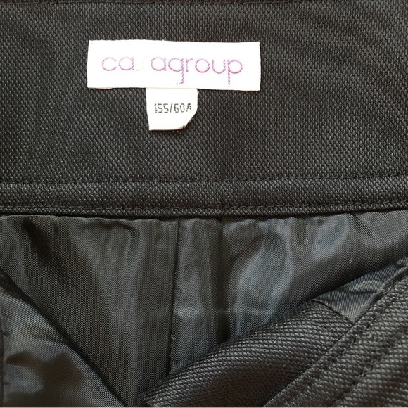 Vintage 90's Ca Agroup Black A-Line Skirt - Picture 9 of 10